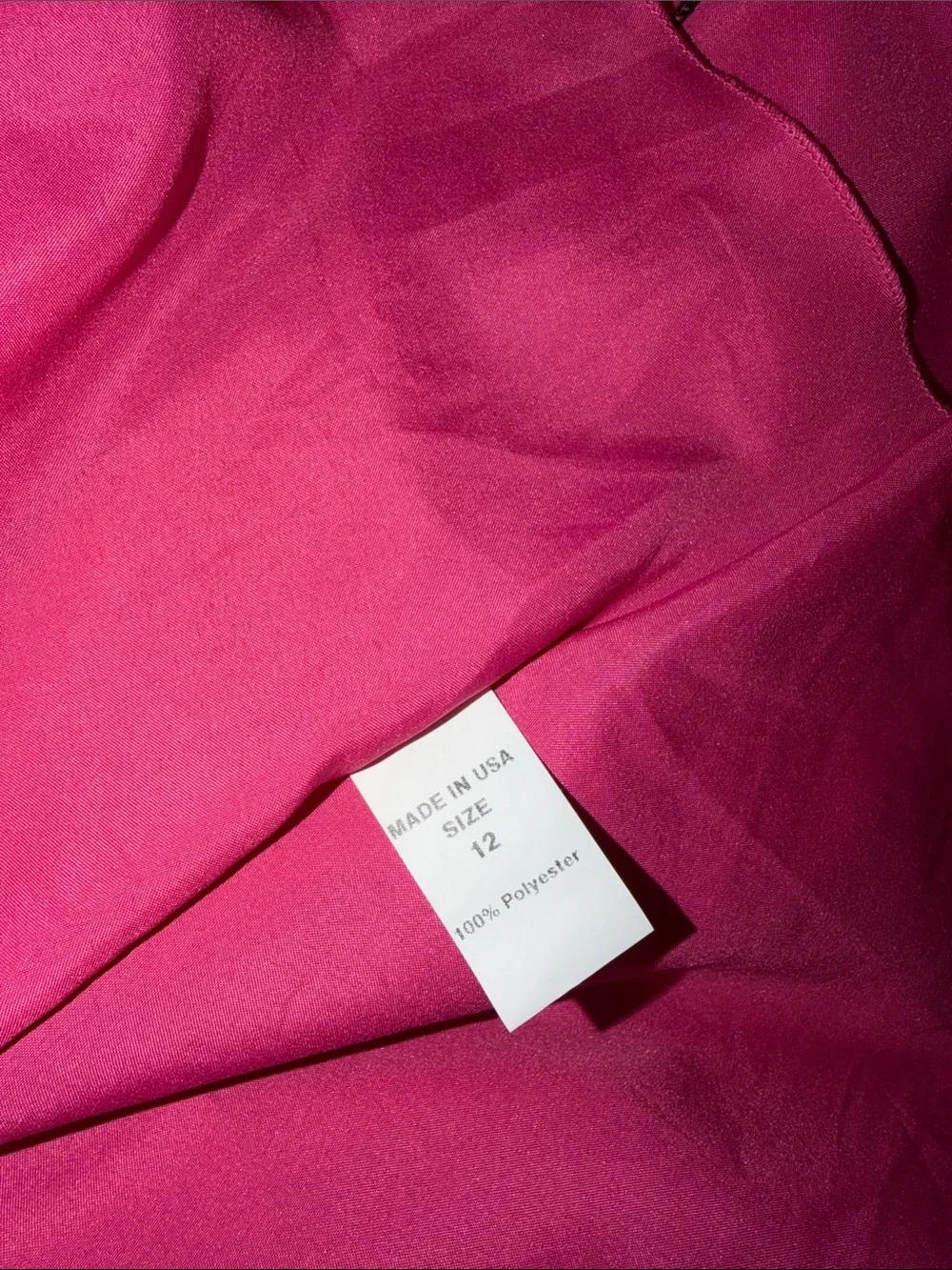 Zoe Ltd Bright Pink Smocked Tiered Ruffle Dress